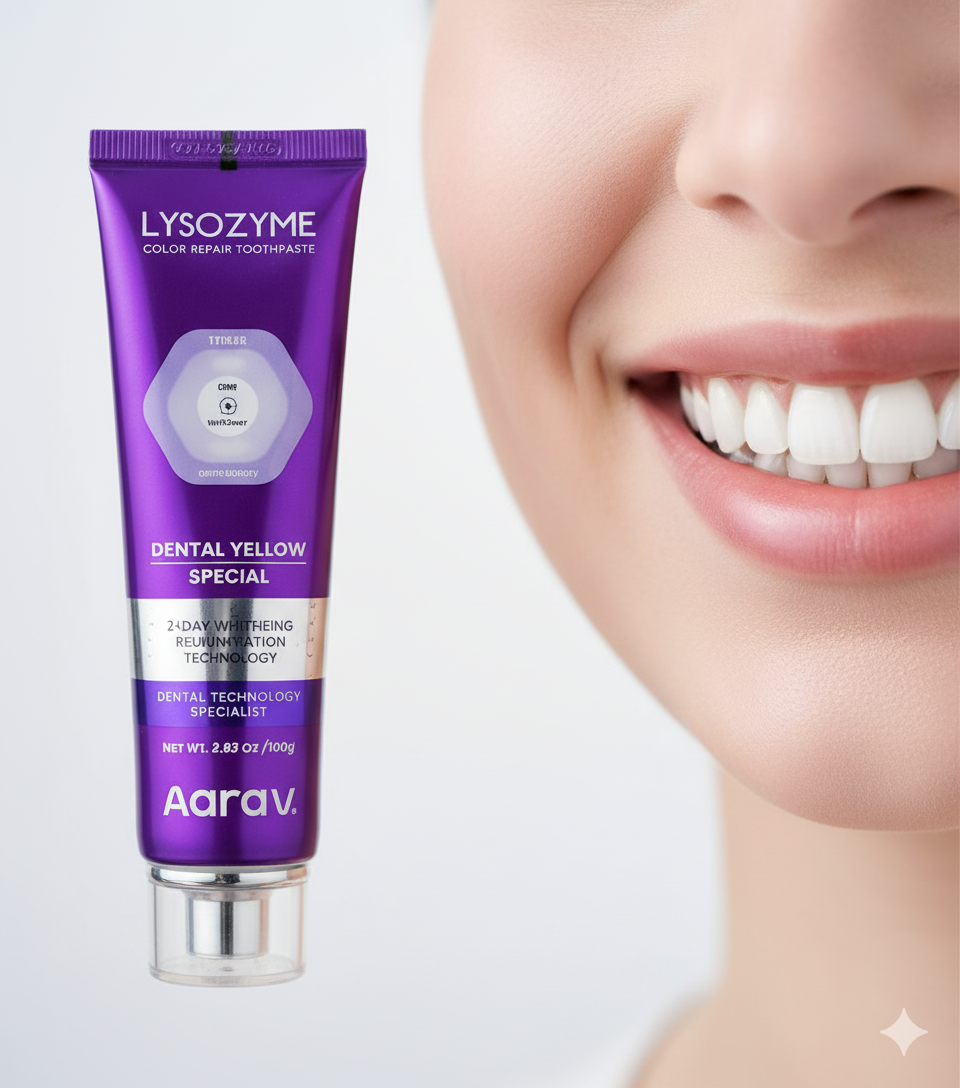 Lysozyme Purple Whitening Toothpaste